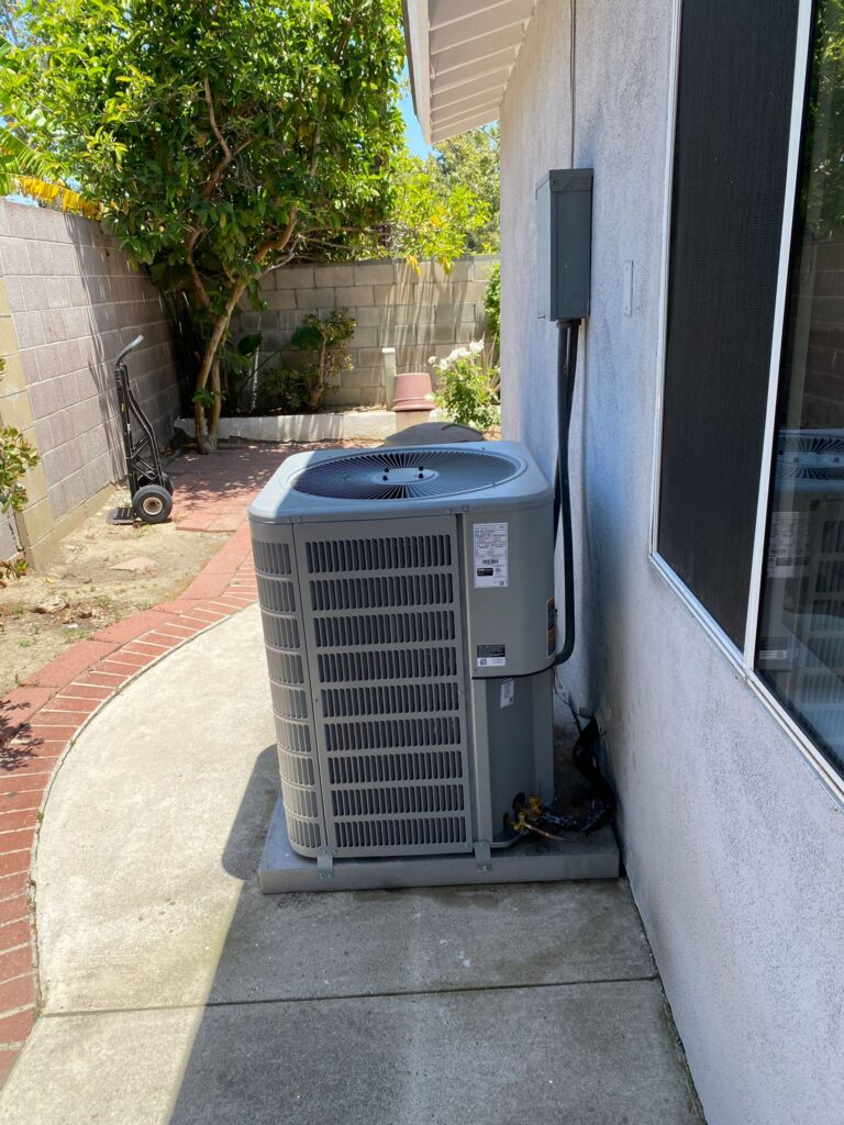 The AC compressor of a home